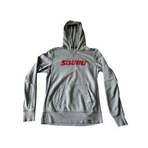 Elite Squad Hoodie New Era Gray Red Size S/P Pouch Pocket Pullover